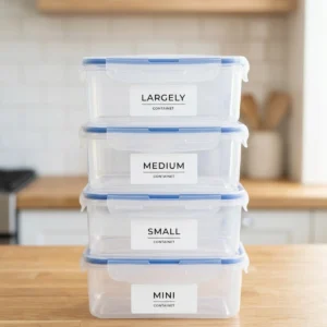 Plastic Storage Containers Set