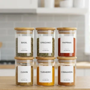 Spice Jar Set (6 Pieces)