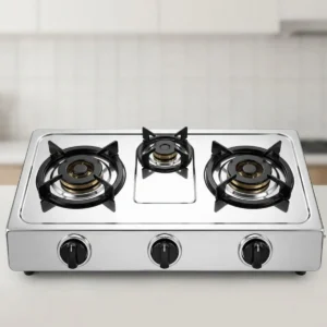 Stainless Steel 3 Burner Gas Stove